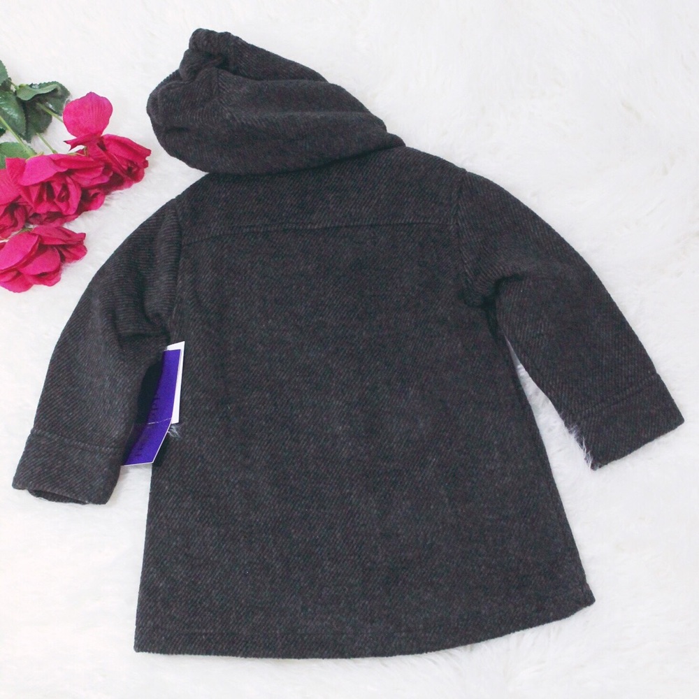 NWT Madden Girl Faux Wool Textured Zipper Coat - Picture 6 of 7